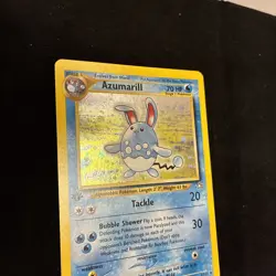 Pokemon TCG Azumarill Neo Genesis Holo Card 2/111 1st Edition - Image 5