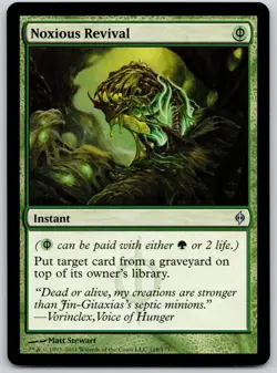 Noxious Revival 118 Uncommon New Phyrexia Magic: The Gathering Lightly Played - Image 1