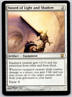 Sword of Light and Shadow 149 Rare Darksteel Magic: The Gathering Near Mint - Image 1