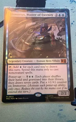 Immortus, Master of Eternity Commander: Marvel Super Heroes Foil #0623 - Image 1