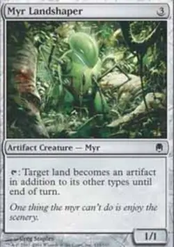 4x MTG Myr Landshaper, Moderate Play, English Darksteel - Image 1