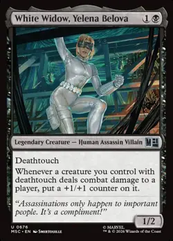 White Widow, Yelena Belova Marvel Super Heroes Commander #676 Magic TCG - Image 1