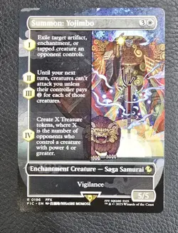 Summon: Yojimbo (Borderless) Commander: Final Fantasy Regular MTG NM Magic Card - Image 1