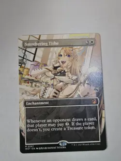 Smothering Tithe (Anime Borderless) 0067 Wilds of Eldraine NM *NON-FOIL* - Image 1