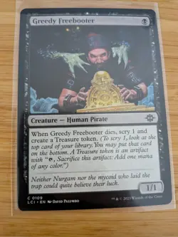 MTG Greedy Freebooter 0109 Lost Caverns of Ixalan M/NM Free UK P&P - Image 1