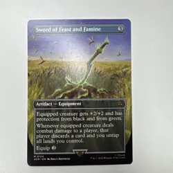 MTG Wizards of the Coast Sword of Feast and Famine Mythic Artifact #0124 NM/M - Image 1