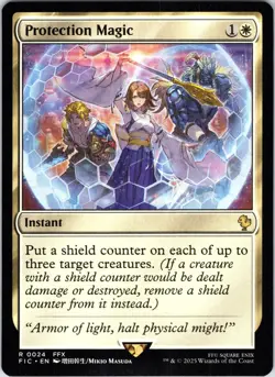 Protection Magic 24 Rare Commander: FINAL FANTASY Magic: The Gathering Near Mint - Image 1