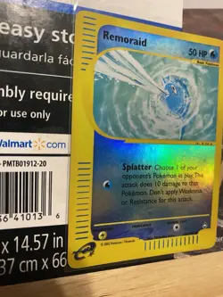 2002 Pokemon TCG Aquapolis Remoraid Reverse Holo Card 105/147 Uncommon LP - Image 2