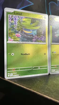 Pokemon TCG Card Lot (3) - Lotad Lombre Ludicolo 005-007/094 Reverse Holo - Image 2