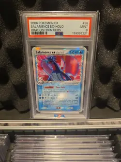 2006 Pokemon EX Salamence EX-Holo Dragon Frontiers PSA 9 - Image 1
