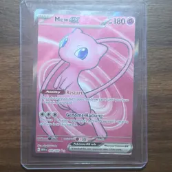 Pokemon TCG Mew ex 193/165 SV: Scarlet & Violet 151 Ultra Rare Holo Full Art - Image 1