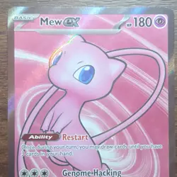 Pokemon TCG Mew ex 193/165 SV: Scarlet & Violet 151 Ultra Rare Holo Full Art - Image 3