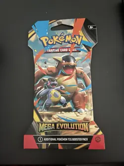 (VERY HEAVY) 32.94g Pokemon TCG Mega Evolution Sleeved Booster Pack (SEALED)✅ - Image 2