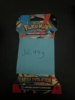 (VERY HEAVY) 32.94g Pokemon TCG Mega Evolution Sleeved Booster Pack (SEALED)✅ - Image 3
