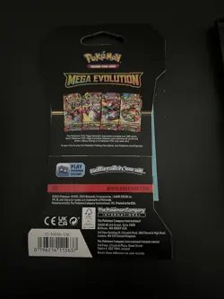 (VERY HEAVY) 32.94g Pokemon TCG Mega Evolution Sleeved Booster Pack (SEALED)✅ - Image 4