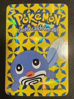 Poliwag - 060 - Pokemon Vending Prism Holo Sticker Card - Image 1