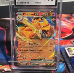 CGC Graded Pokemon TCG 7-Card Charizard Lot Holo Promo Crown Zenith GO - Image 3