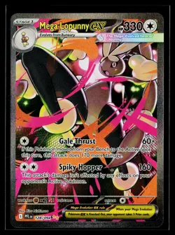 Mega Lopunny ex 128/094 Special Illustration Rare Phantasmal Flames Pokemon NM - Image 1