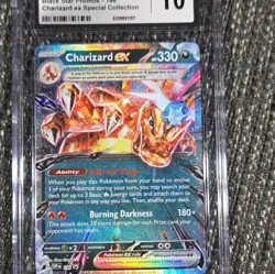 CGC 10 Charizard ex Holo Sv Scarlet & Violet Promo 196/UU 330 HP English - Image 1