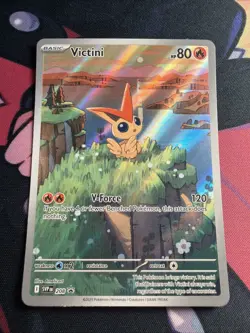 Pokemon TCG Victini Black Star Promo Card 208 NM Condition - Image 1