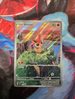 Pokemon TCG SVP Black Star Promo 208 Victini Near Mint Card - Image 1