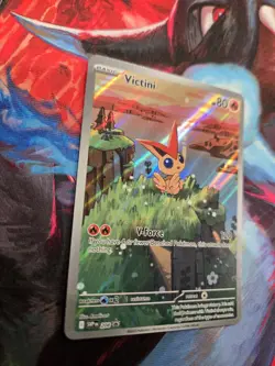 Pokemon TCG SVP Black Star Promo 208 Victini Near Mint Card - Image 2