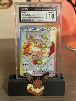 Pokemon Eevee ex CGC 10 Black Star Promo 174 Scarlet & Violet Holo EX Card - Image 1