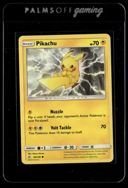 Pikachu 66/236 Cosmic Eclipse Common Pokemon - Image 1