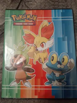 Ultra Pro Pokemon TCG X&Y Starter Binder featuring Chespin, Fennekin and Froakie - Image 1
