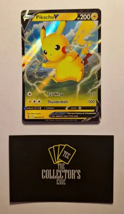 Pokemon TCG: Pikachu V 086/264 Sword & Sheild: Fusion Strike - Image 1