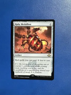 Ruby Medallion Regular Rare Non Foil Modern Horizons 3 Near Mint - Image 1