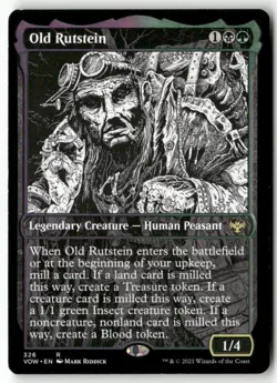 Old Rutstein (Showcase) 326 Rare Innistrad: Crimson Vow Magic: The Gathering LP - Image 1