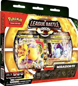 Pokemon Miraidon ex League Battle Deck Box Sealed New 820650852732 - Image 1