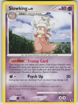 Pokemon TCG Slowking Rare Great Encounters 28/106 - Image 1