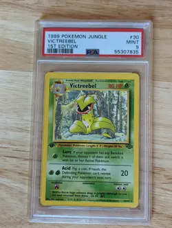1999 Pokemon Jungle #30 Victreebel Mint 1st Edition Rare PSA 9 Fresh Grade! - Image 1