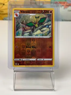 Vibrava 075/172 Reverse Holo Pokemon Card | SHIPS SAME DAY - Image 1