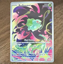 Pokemon Bulbasaur 133/132 Mega Evolution Illustration Rare Holo - Image 1