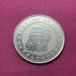 Omanyte Pokemon Coin Medal game Japan Anime rare Pocket monster Nintendo F/S - Image 2