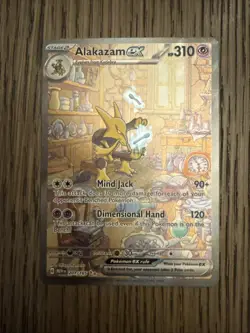 2023 Pokemon Mew 151 Alakazam Ex 201/166 Special Illustration Rare - Image 1