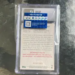 Stephen Curry Rookie 2009-10 Bowman '48 #106 /2009 CSG 9 Graded Card - Image 2