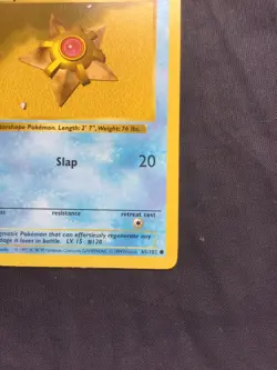 Pokemon Cards: Base Set 1st Edition Common: Staryu 65/102 - Image 4