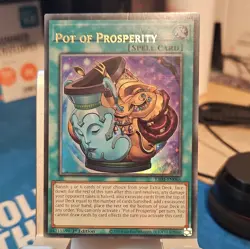 NAME SHIFT MISPRINT Yu-Gi-Oh! Pot of Prosperity RA01-EN066 Ultra Rare - Image 1