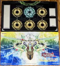 5 PLAYMATS LOT Official Konami & Vanguard Yu-Gi-Oh! Age of Overlord Playmat ++ - Image 2