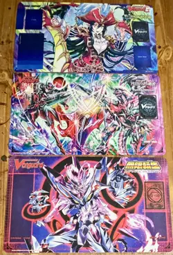 5 PLAYMATS LOT Official Konami & Vanguard Yu-Gi-Oh! Age of Overlord Playmat ++ - Image 3