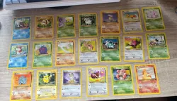 *No Dupes* Lot Of 20 Jungle Pokemon Cards Vintage WOTC Non-Holo Commons/Bulk - Image 1