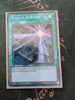 Yugioh Miracle Rupture BLAR-EN014 Secret Rare 1st Edition - Image 1