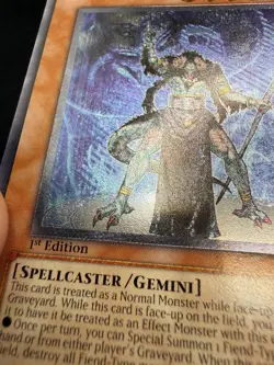 Yu-Gi-Oh! 1st edition EURO Doom Shamen Ultimate Rare TAEV-EN025 Mint+ - Image 3