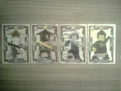LEGO NINJAGO SERIE 2: 4x HOLOFOLIEN KARTEN 28 32 36 39 Lot Trading Card Game - Image 1