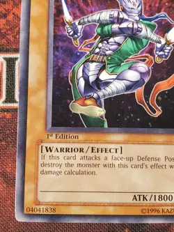 Yugioh Ninja Grandmaster Sasuke SOD-EN019 Rare 1st Edition VLP/NM - Image 5