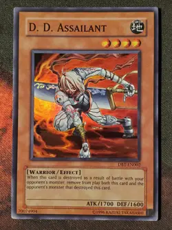 Yugioh D.D. Assailant DBT-EN002 Super Rare LP - Image 1